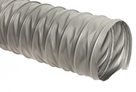 Промышленный аспирационный шланг DELTA TOOLS (гибкий рукав) Vinil st d 200 мм (серый)