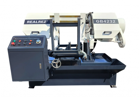 Станок ленточнопильный полуавтоматический REALREZ GB4232