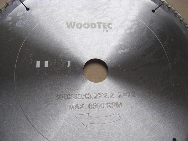 Пила дисковая Ø300 х 30 х 3,2/2,2 Z72 WZ WoodTec