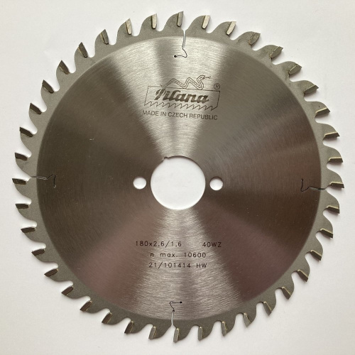 Пила дисковая TCT "Pilana" 180x2.6/1.6x30 z40 91 WZ