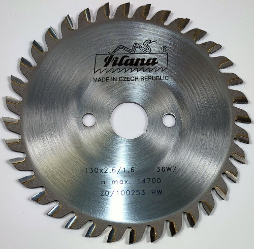 Пила дисковая TCT "Pilana" 130x2.6/1.6x20 z36 91 WZ