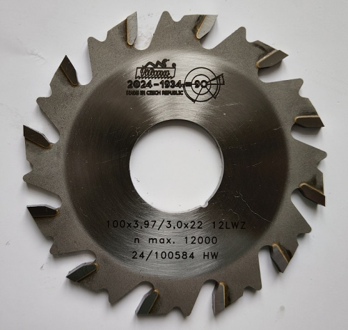 Пила дисковая TCT "Pilana" 100x3.97/3.0x30 z12 83 LWZ - для ламелей