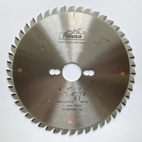 Пила дисковая TCT "Pilana" 200x3.2/2.5x30 z48 87-13 TFZ P