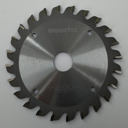 WOODTEC  пила подрезная коническая ф120х20х3,1-4,3 Z=24 KON			