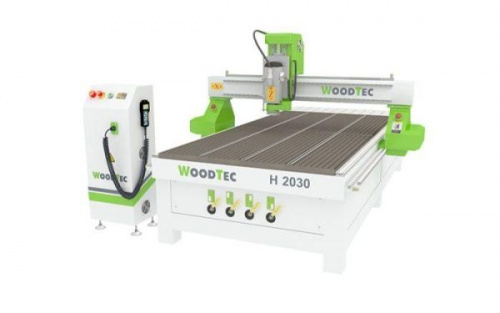 Планшентный режущий плоттер с ЧПУ WoodTec H-2030K CCD
