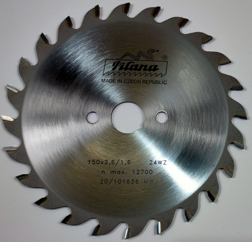 Пила дисковая TCT "Pilana" 150x2.6/1.6x20 z24 91 WZ