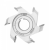Фреза DELTA TOOLS для снятия свесов 75x20x16 R2 Z6 L