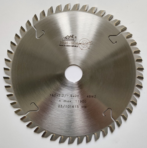 Пила дисковая TCT "Pilana" 160x2.2/1.6x20 z48 91 WZ