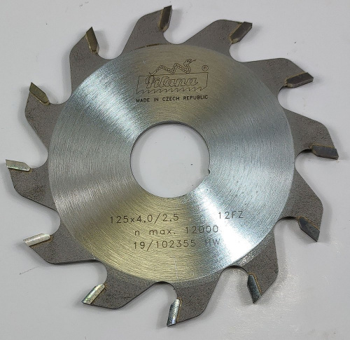 Пила дисковая TCT "Pilana" 125x4.0/2.5x30 z12 92 FZ