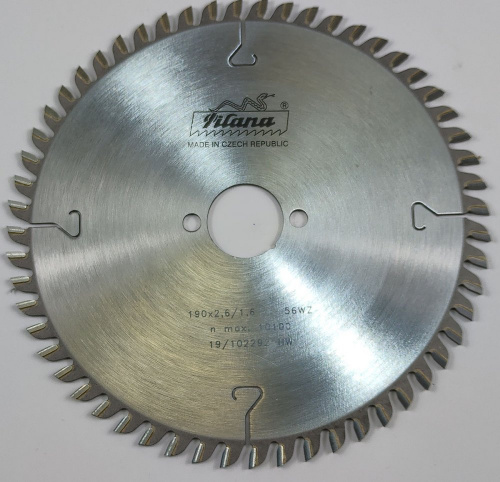 Пила дисковая TCT "Pilana" 190x2.6/1.6x30 z56 91 WZ