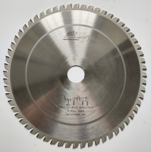 Пила дисковая TCT "Pilana" 250x2.2/1.8x30 z60 64 WZ/FA/F