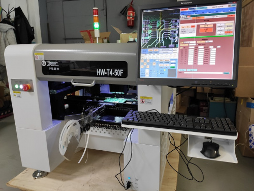 Автоматический установщик SMD компонентов HW-T4-50F