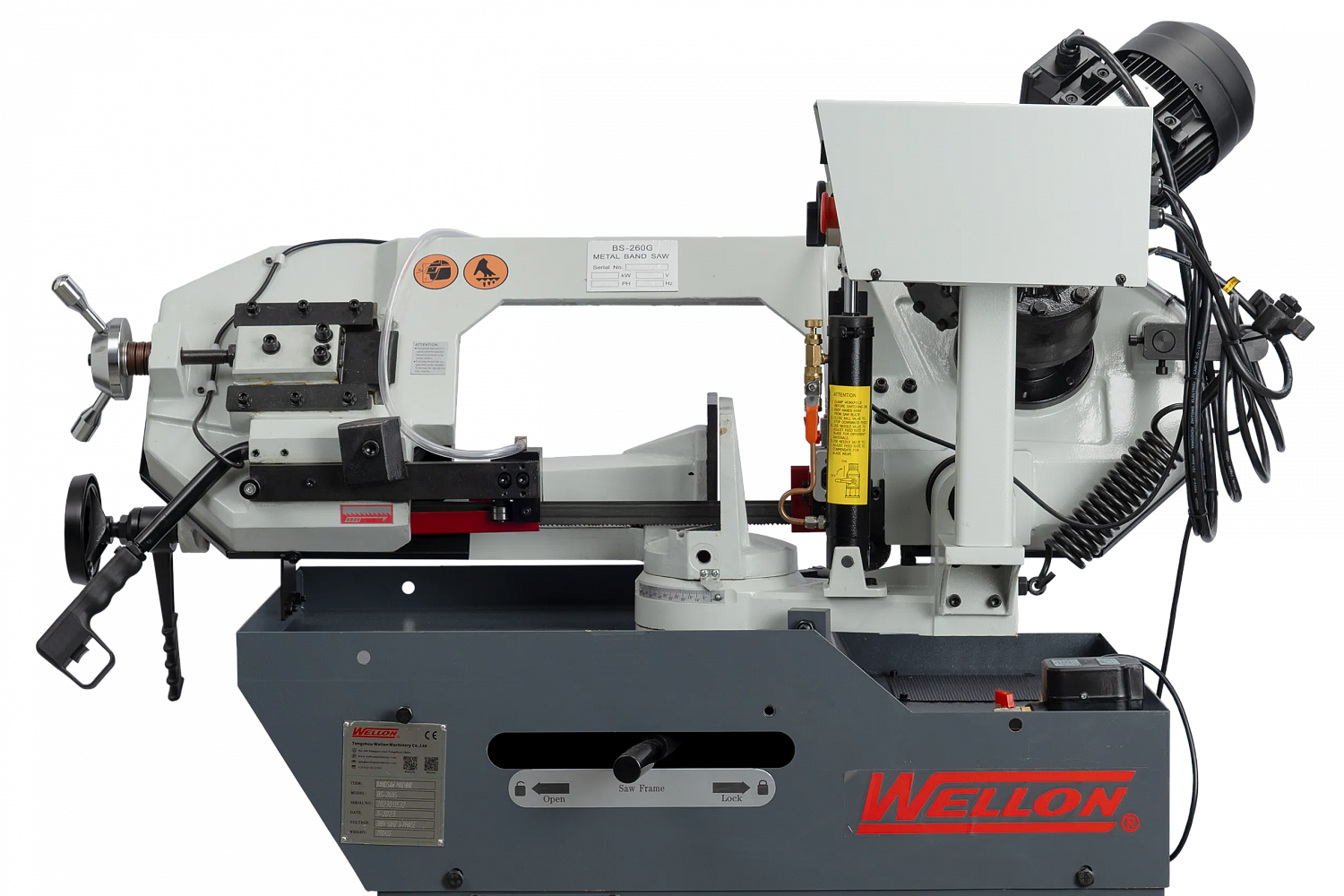 Станок ленточно-пильный ручной WELLON BS-260G