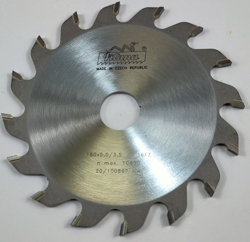 Пила дисковая TCT "Pilana" 180x5.0/3.5x30 z16 92 FZ
